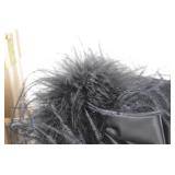 Michael Howard Black Wool Feather Hat with Harold Minneapolis Box