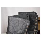 Vintage Jared Black Leather Lace-Up Boots Size 9M