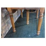 Wood Drop-Leaf Kitchen Table with Wooden Side Chair