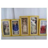 Effanbee Doll Collection - 5 Boxed Dolls in Vintage Costumes