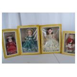 Effanbee Holiday and Victorian Dolls Lot - 4 Boxed Collectible Dolls