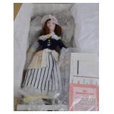 Franklin Mint The Strawberry Girl Collector Doll with Box and COA
