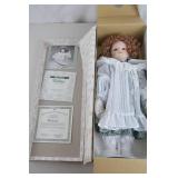 Ashton-Drake Katrina Porcelain Doll with Box and COA