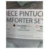 Swift Home Floral Pintuck Comforter Set