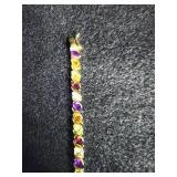18K Gold Over Sterling Silver Marquise Genuine Gemstone ...