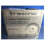 Trexonic 3-Speed Turntable with CD Player and Dual Cassette
