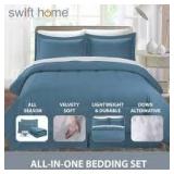 Swift Home Ultra-Soft 8pc. Bed-In-A-Bag Bedding Set - King Size