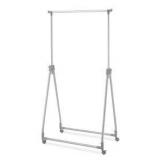 Whitmor Foldable Garment Rack Rolling Clothes Hanger