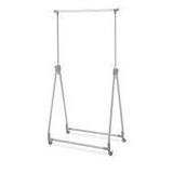 Whitmor Foldable Garment Rack Rolling Clothes Hanger