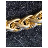 3 Gold Tone Rope Chain Necklaces