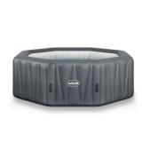 Wave Spas UK Aegean 6-Person Octagonal Inflatable Hot Tub Portable Spa