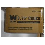 WEN LA4374 3.75-Inch 4-Jaw Self-Centering Lathe Chuck Set with 1-Inch x 8TPI Thread