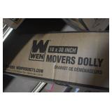 WEN 721830 1320-Pound Capacity 18-by-30-Inch Hardwood Mover’s Dolly, 2-Pack