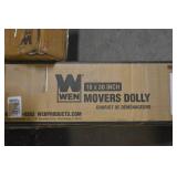 WEN 721830 1320-Pound Capacity 18-by-30-Inch Hardwood Mover’s Dolly, 2-Pack