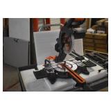 WEN MM1011T 15-Amp 10-Inch Single Bevel Compact Sliding Compound Miter Saw with Laser