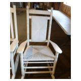 2 Wooden Porch Rocking Chairs