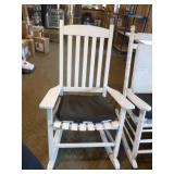 2 Wooden Porch Rocking Chairs