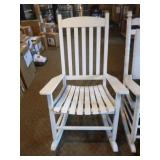 2 Wooden Porch Rocking Chairs