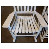 2 Wooden Porch Rocking Chairs