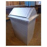 Diamond Plate Trash Can