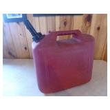 2 Plastic Gas Cans with Nozzles