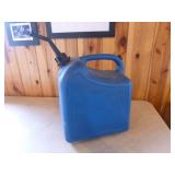 2 Plastic Gas Cans with Nozzles