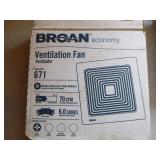 Broan Ventilation Fan