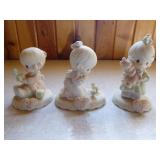 Large Lot of Precious Moments Statues