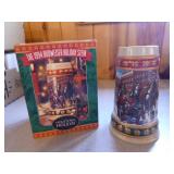 6 Budweiser Holiday Beer Steins