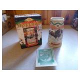 6 Budweiser Holiday Beer Steins