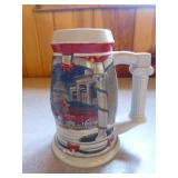 6 Budweiser Holiday Beer Steins