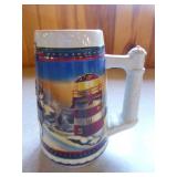 6 Budweiser Holiday Beer Steins