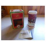 6 Budweiser Holiday Beer Steins