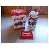 8 Budweiser Beer Steins