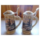 6 Terry Redline Beer Steins