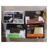 Assorted Fasteners and Saw Blades and Grinding Wheels