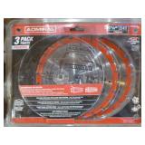 Assorted Fasteners and Saw Blades and Grinding Wheels
