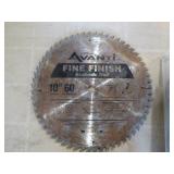 Assorted Fasteners and Saw Blades and Grinding Wheels