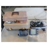 2 Fishing Locators and Tackle Boxes