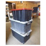 3 Totes with Lids