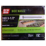 7 Boxes of Grip Rite Box Nails