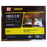 8 Boxes of Grip Rite Sinkers