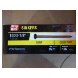 8 Boxes of Grip Rite Sinkers