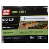 5 Boxes of Grip Rite Nails