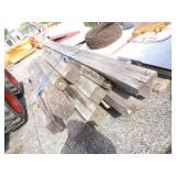 Lot of Wooden Posts