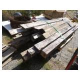 Lot of Wooden Posts