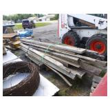 Lot of Wooden Posts