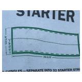 TAMKO Pallet of 45 Bundles of- 13-1/4" x 39-3/8" Perforated Starters (16 per bundle)
