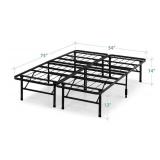 ZINUS Lot of 10-  SmartBase Tool-Free Assembly Mattress Foundations, 14 Inch Metal Platform Bed Frame, No Box Spring Needed, Sturdy Steel Frame, Underbed Storage, Black, Full