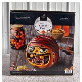 Member's Mark Halloween Ceramic Pirate Candy Bowl - NIB